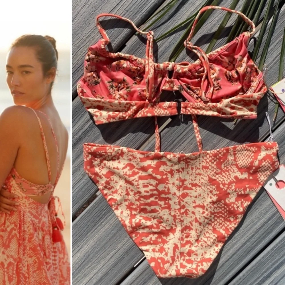 MAAJI Set - Anthropologie Snake Jade Bikini Top & Sublimity Bottom - L/M